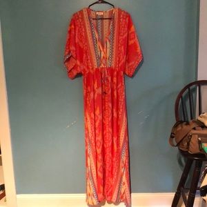 Elan Aztec Maxi dress